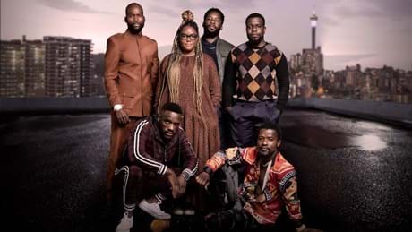 Dudu Busani Dube With The Zulu Brothers From The Wife