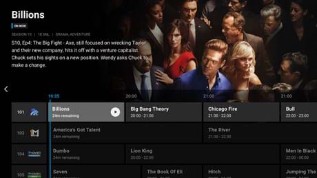 Dstv App UI New Live TV
