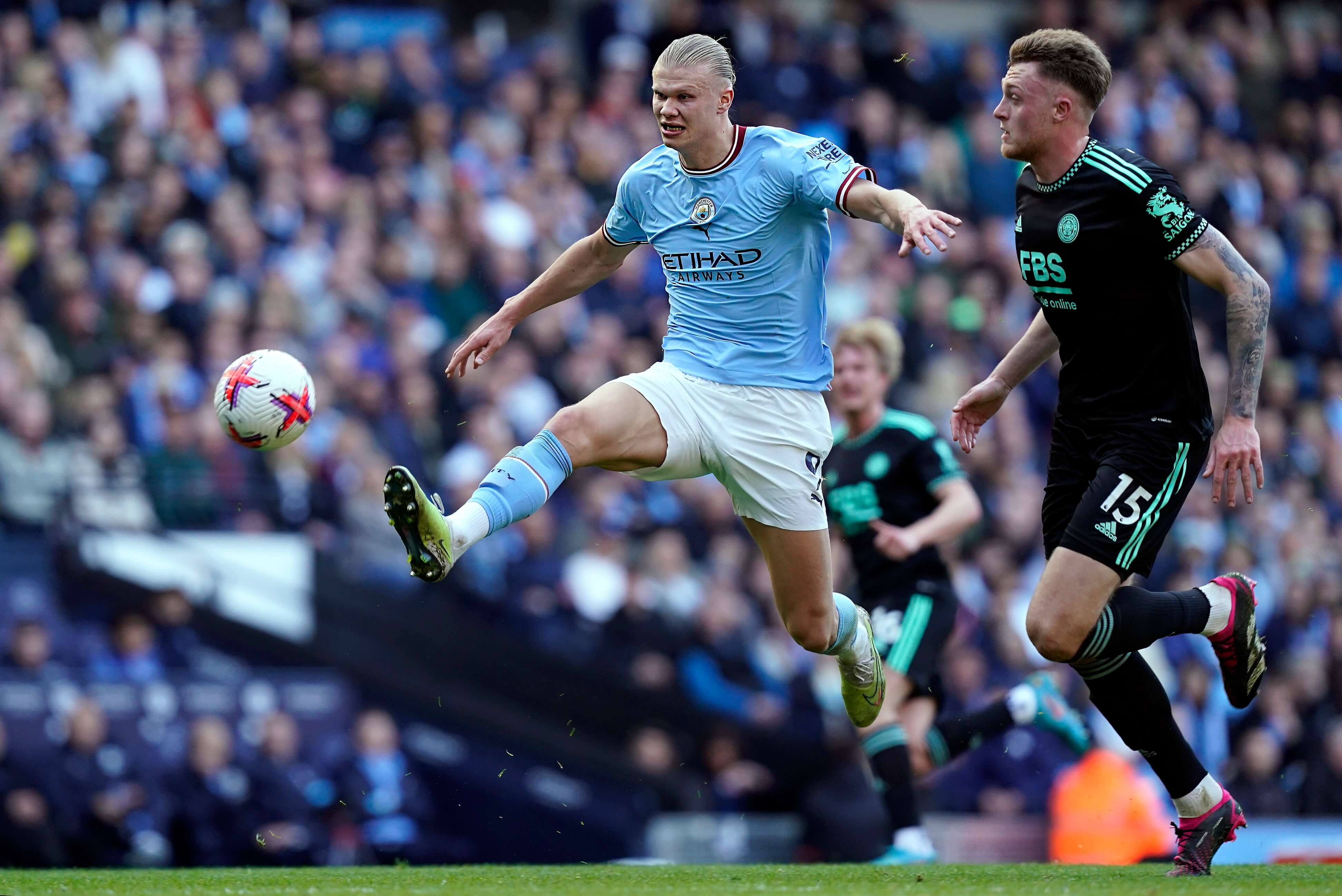 Erling Haaland Of Manchester City (L) Optimized