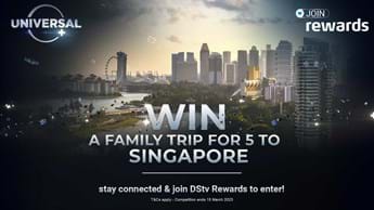 Win a trip to Singapore with Universal+