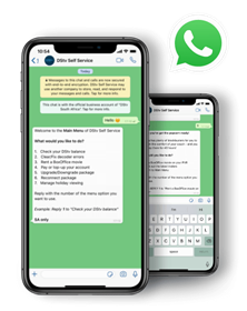 DStv WhatsApp
