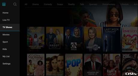 Dstv App UI Update Navigation