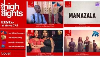 DStv Weekly Content Highlights for 3-9 December 2021