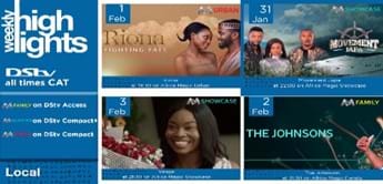 DSTV WEEKLY HIGHLIGHTS 28 January – 3 February 2022