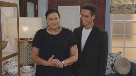 Bridgette and Donovan in Season 7 of Suidooster on DStv