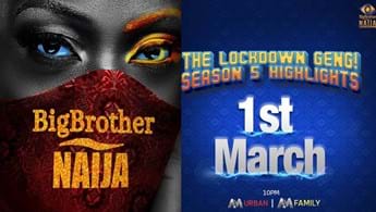 Relive the Best Moments of BBNaija Lockdown this March on Africa Magic